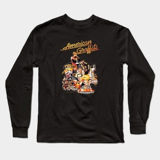 American Graffiti Retro Movie speed shop Long Sleeve T-Shirt